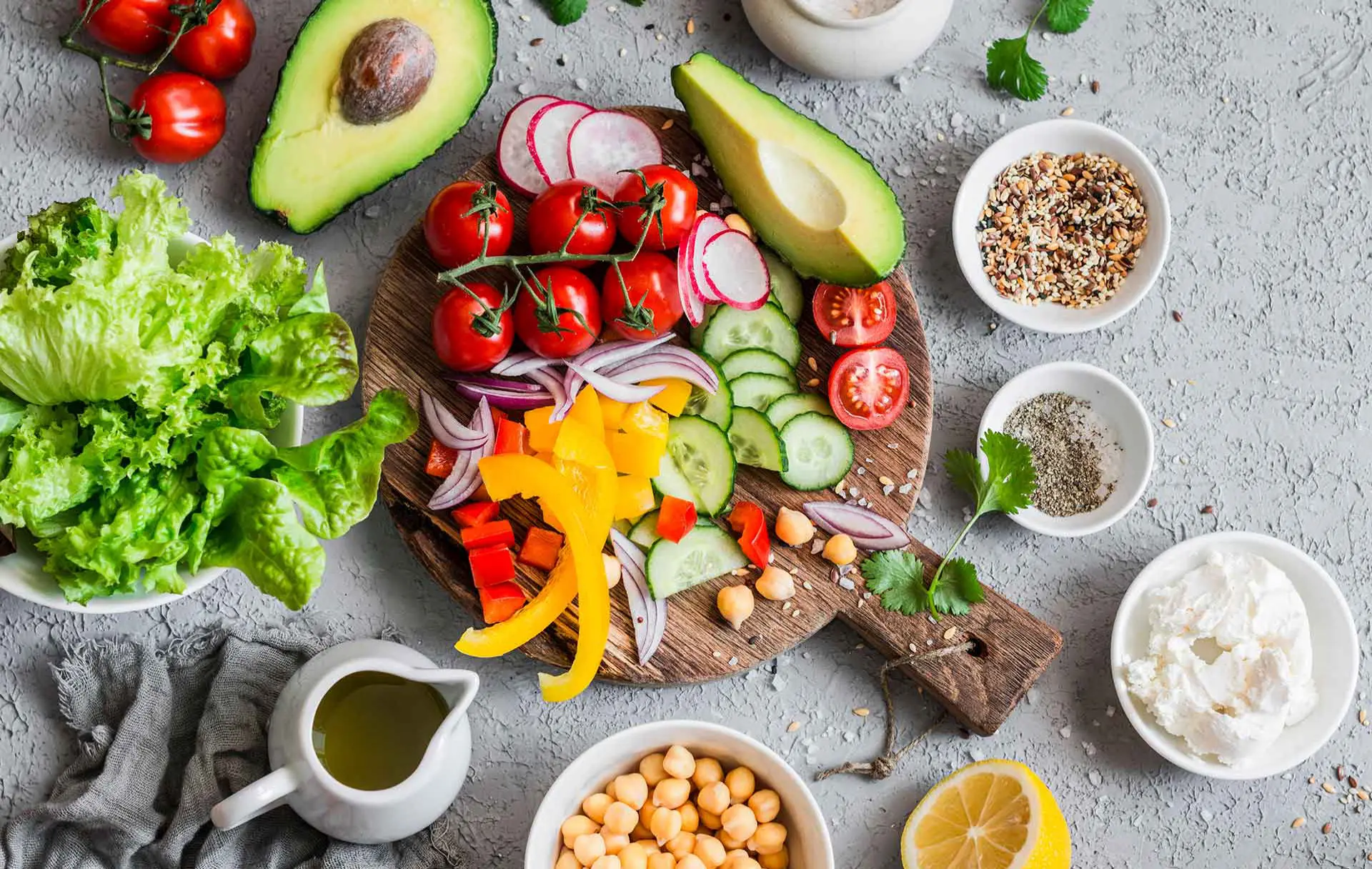 Healthy food example