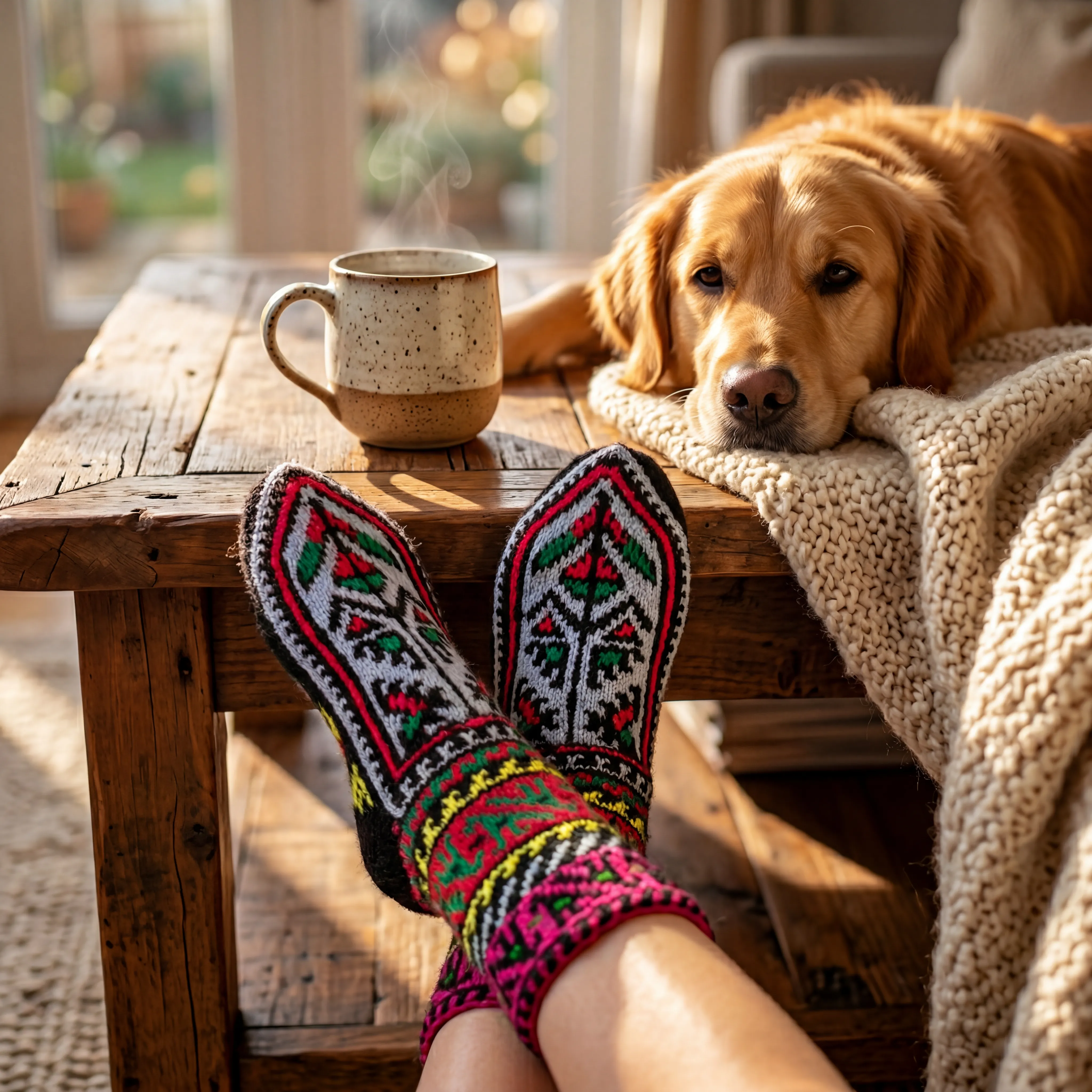 Sundress elegantly draped in a sun-drenched stone archway environment