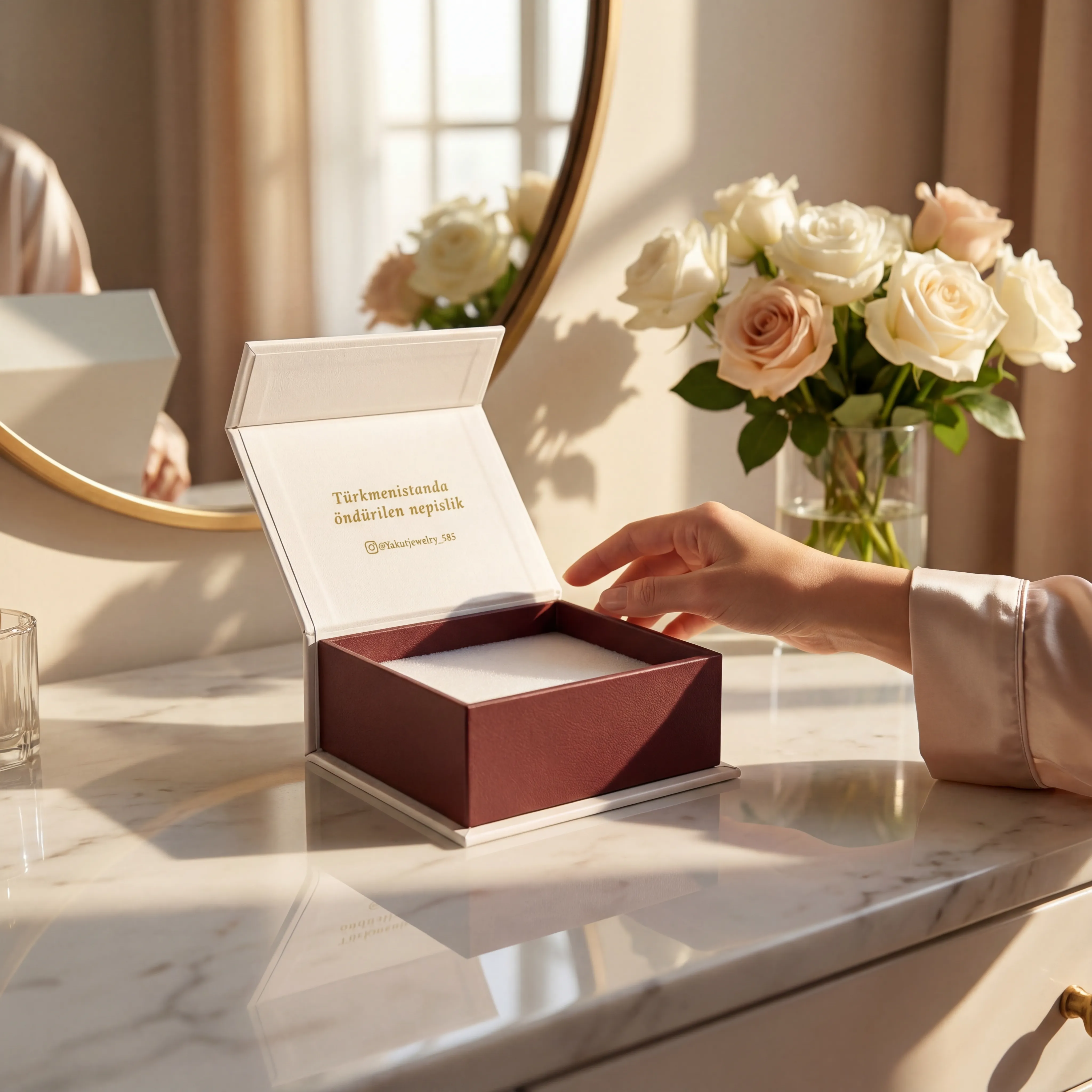 Custom box on architectural concrete podium